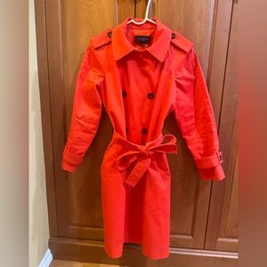 Ann Taylor Trench Coat, size Medium Petite.  Worn once